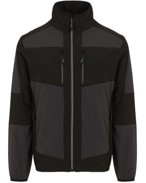 Regatta Adult E-Volve 2 Layer Soft Shell Jacket (Ash/ - Black