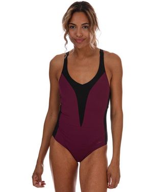 Speedo Sculpture Opallux Zwempak Voor - Paars