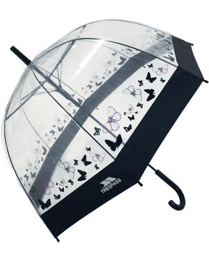 Trespass Papillon Clear Umbrella (Butterfly Print) - Blue
