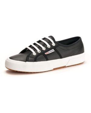 Superga 2750 Efglu U Total Leather - Black