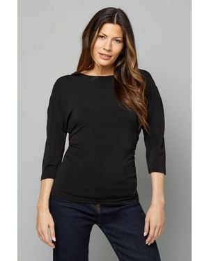 Wallis Jersey Off Shoulder Top - Black