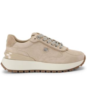 KG by Kurt Geiger Suede Louisa2 Trainers - Natural