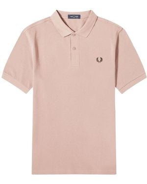 Fred Perry Classic Dusty Rose Polo Shirt Cotton - Pink
