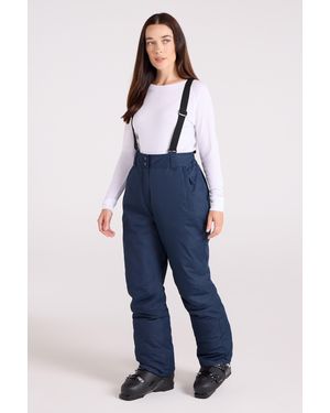 Mountain Warehouse 'Moon' Ski Trousers Warm Insulated Snow Proof Elastic Waist Winter Trouser - Blue