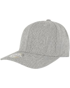 Mitchell & Ness Flat Peak 110 Curved Cap - Grey