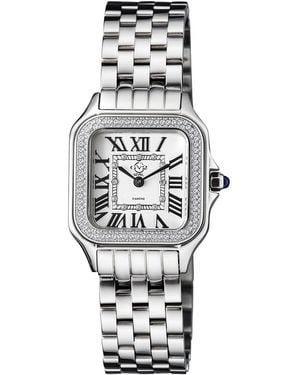 Gv2 Milan, Swiss Quartz Watch, Dial, 316L Stainless Steel, 27.5 Mm, Sapphire Crystal - White