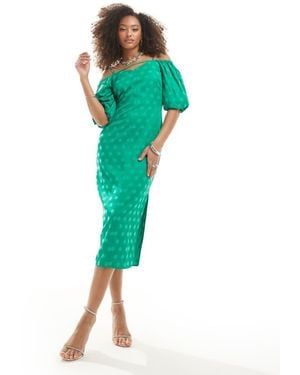 Closet Midi Pencil Dress - Green
