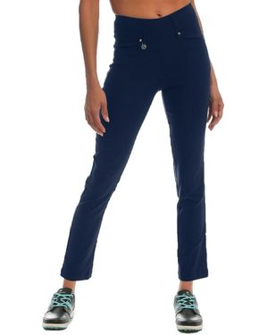 Island Green Ladies Quick Dry Stretch Trousers (Dark) - Blue
