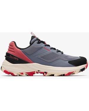 Clarks Laila Trail Combi Trainers - Blue