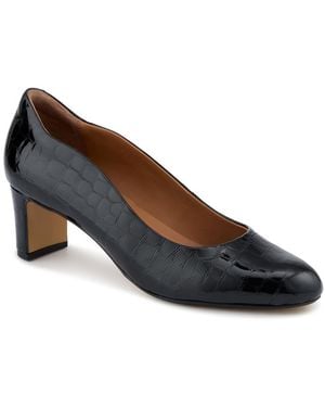 Jones Bootmaker Zoey Leather Court Shoes - Blue