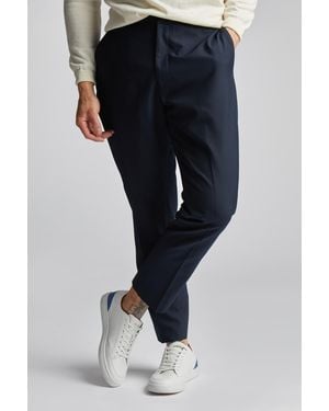 Limehaus Pleated Trousers - Blue