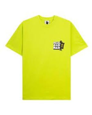 Real Bad Man Who Goes Ss Acid Tee - Yellow