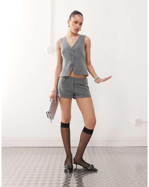 Motel Rivo Tailored Shorts Co-Ord - Natural