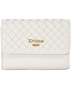 Dune Kelsey Textured Purse - White