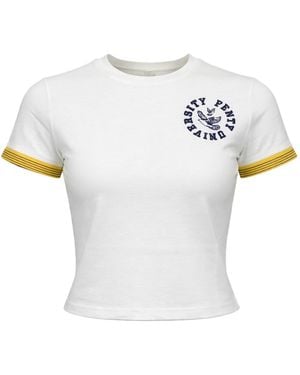 PUMA X Rihanna Fenty Vintage Crop Top Cotton - White