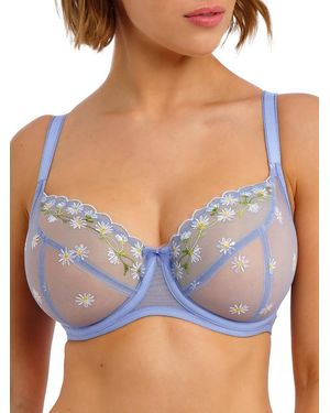 Freya Entwined Plunge Bra - Blue