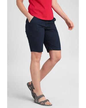 Mountain Warehouse 'Coast' Shorts Sun Protection Stretchy Casual Bottoms Cotton - Blue