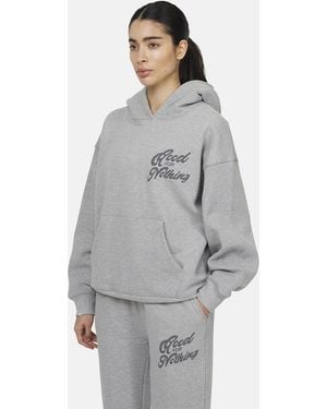Good For Nothing Relaxed Hoodie - Grey