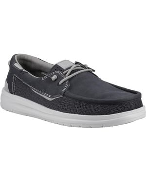 HEYDUDE Welsh Grip Classic Mesh Slip On Summer - Blue