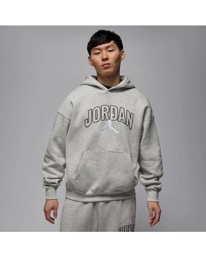 Nike Jordan Brooklyn Fleece Hoodie - Grey