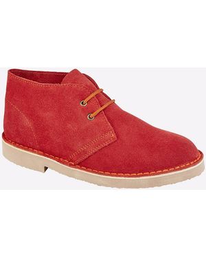 Roamer Clifton Leather Boots - Red