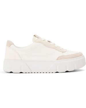 Timberland Laurel Court Low Top Lace Up Trainers - White