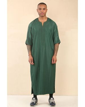 Thobez Moroccan Thobe Djellaba Jubba Robe Eid - Green
