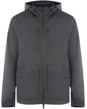 Lyle & Scott Plain Hooded Jacket - Grey