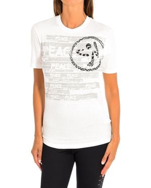 Zumba Sports T-Shirt With Sleeves Z2T00216 - White