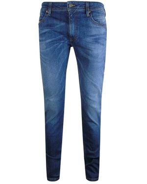 DIESEL Thommer-X Badge Denim Trousers Cotton - Blue