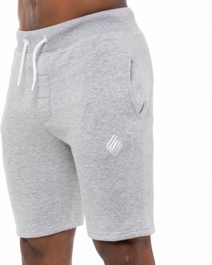 Enzo Fleece Gym Shorts - Grey