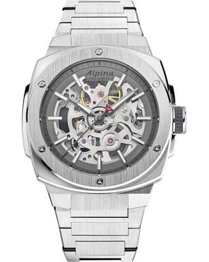 Alpina Alpiner Extreme Skeleton Watch Al-520Gskt3Ae6B Stainless Steel - Metallic