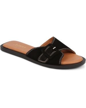 Jones Bootmaker Georgette Leather Mules - Brown