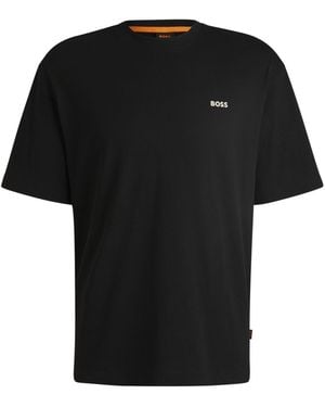 BOSS Regular Fit Crew Neck Short Sleeve T-Shirt - Black
