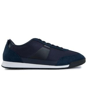 BOSS Nitan Trainers - Blue