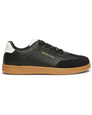 Original Penguin Salsa Ladies Cupsole Trainer - Black