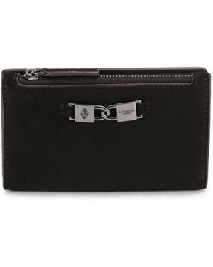Kurt Geiger Suede Kingsley Bifold Wallet - Black