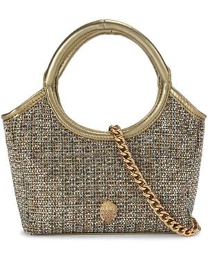 Kurt Geiger Fabric Sutton Xs Tote Bag - Metallic