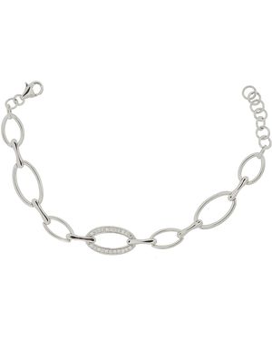 Orphelia Dames 925 Sterling Zilveren Armband - Zwart