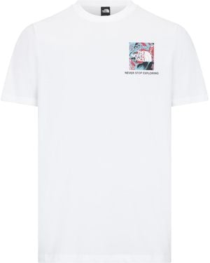 The North Face Heat Map Short Sleeve T-Shirt - White