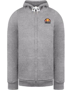 Ellesse Full Zip Up Track Jacket Cotton - Grey