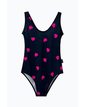Hype Heart One Piece Swimsuit - Blue