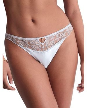 Aubade Satin Memories Tanga - White