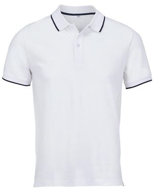 Sol's Adult Palermo Polo Shirt /French) - White