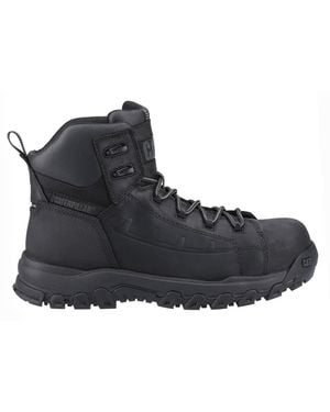 Caterpillar Threshold Rebound Waterproof Safety Boots - Black