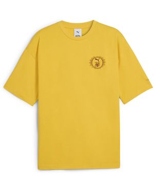 PUMA X Harry Potter Oversized Graphic T-Shirt - Yellow