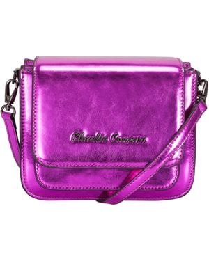 Claudia Canova Metallic Mini Cross Body Bag - Purple