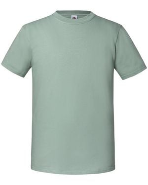 Fruit Of The Loom Iconic Premium Ringspun Cotton T-Shirt (Sage) - Green