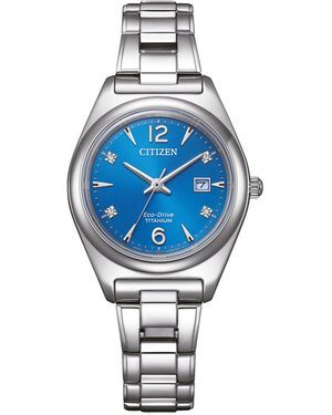 Citizen Watch Ew2601-81L Titanium - Blue