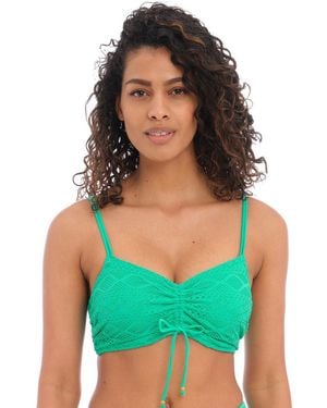 Freya 4000 Sundance Bralette Bikini Top - Green